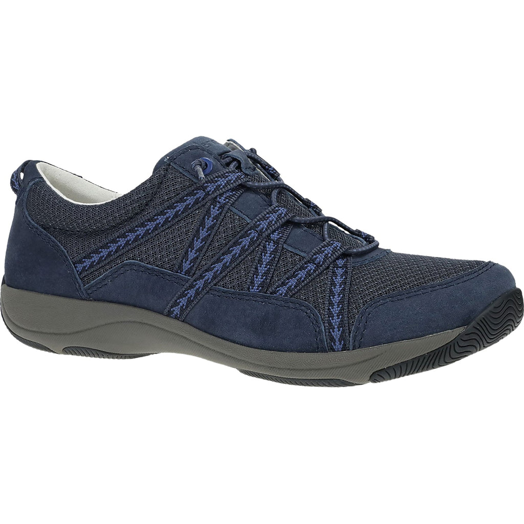 Dansko Harlyn Women's Sporty Lace Up Shoes Navy Suede