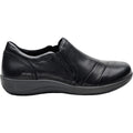 Aetrex Helena Women's Slip Ons Black Leather