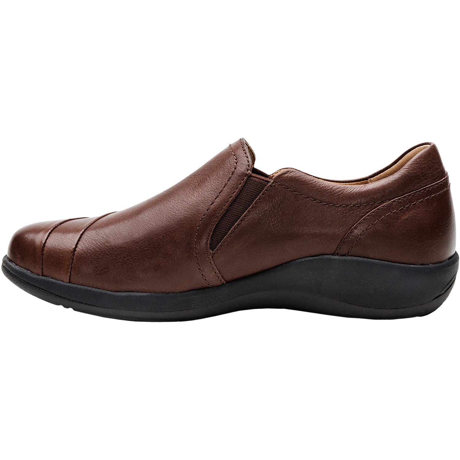 Aetrex Helena Women's Slip Ons Brown Leather