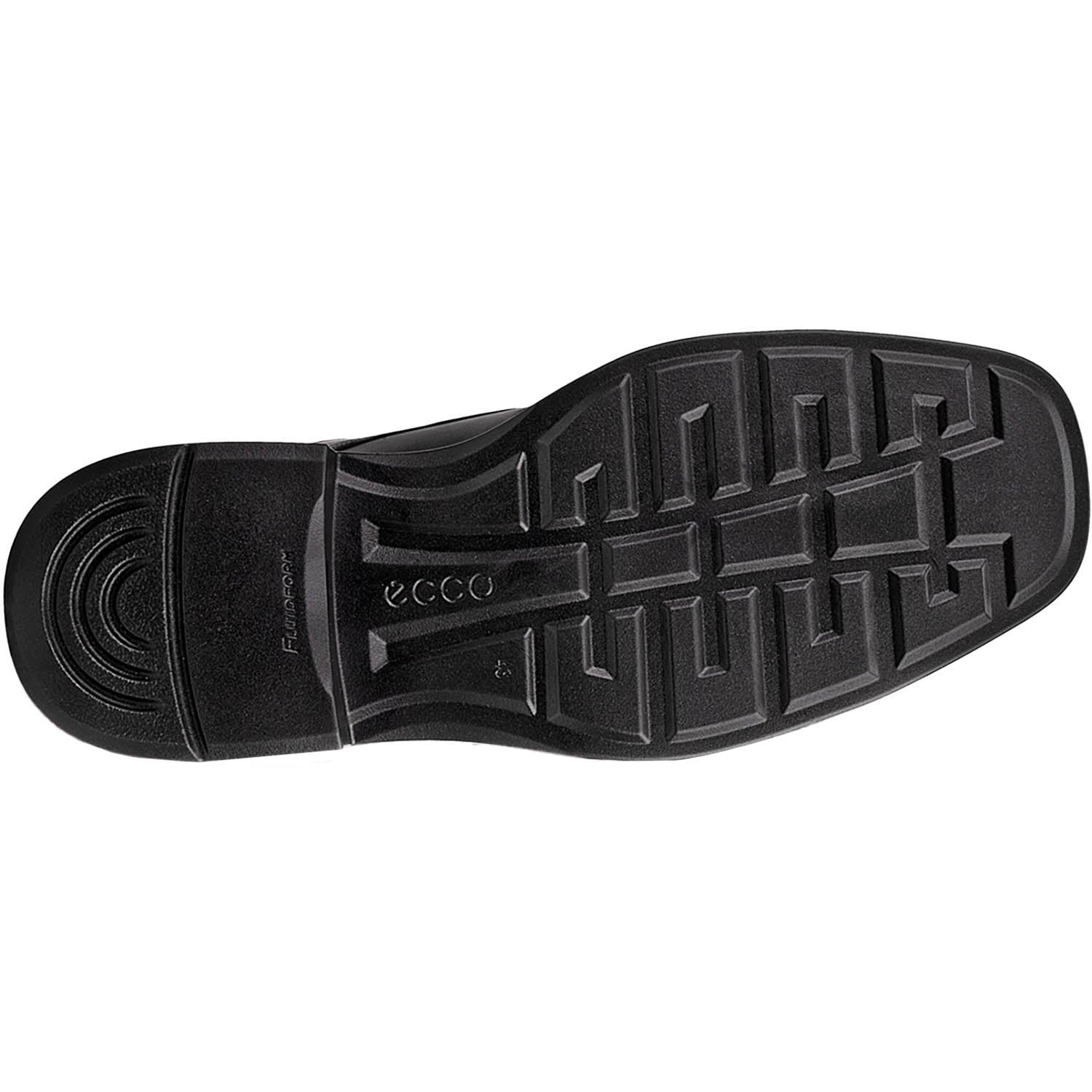ECCO Helsinki 20 Easy Slip Apron Toe Tie Men's Dress Shoes Black