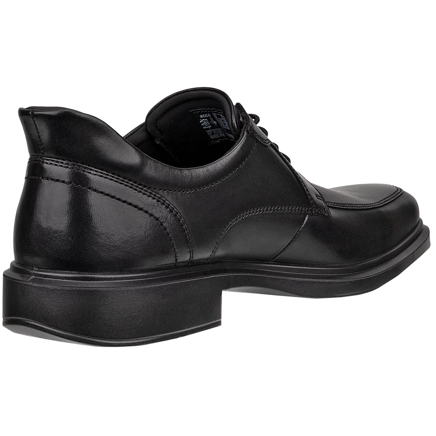 ECCO Helsinki 20 Easy Slip Apron Toe Tie Men's Dress Shoes Black