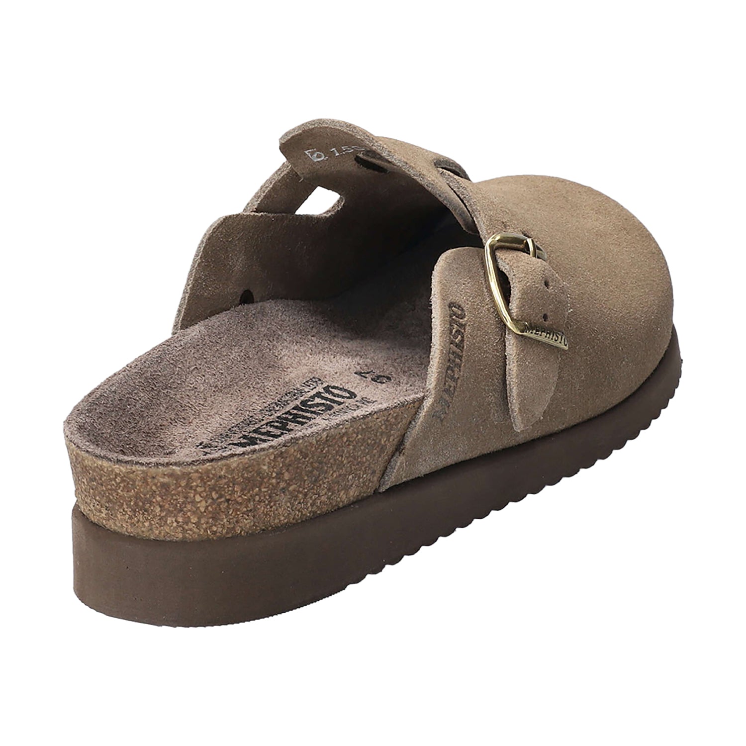 Mephisto Halina Women's Clogs Warm Grey Sandvelours