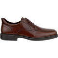ECCO Helsinki 20 Easy Slip Apron Toe Tie Men's Dress Lace Up Shoes Potting Soil
