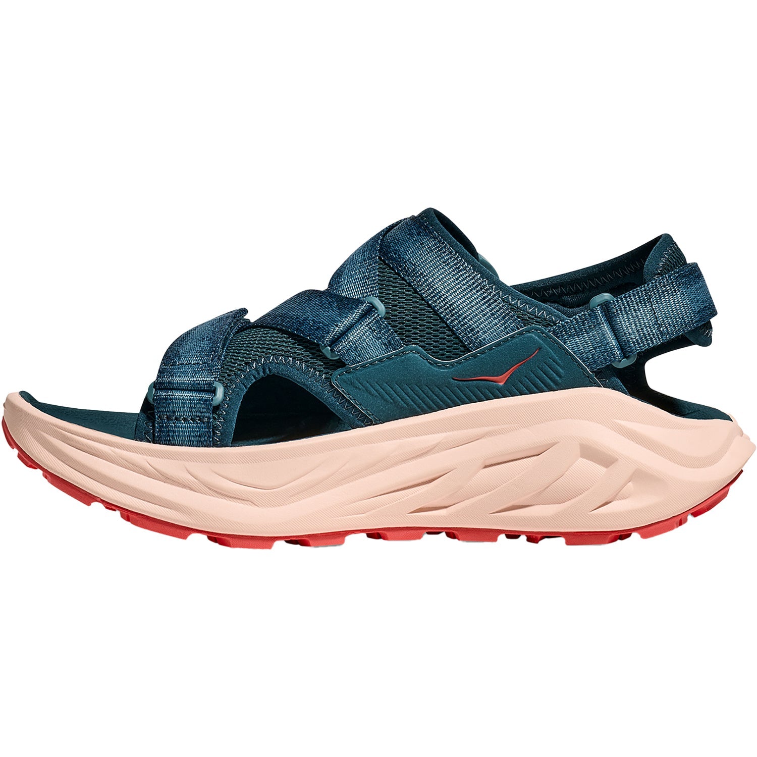 Hoka Infini Hike TC Women's Athletic Shoes Trail Hiking Shoes Blue Twilight/Grapefruit Synthetic