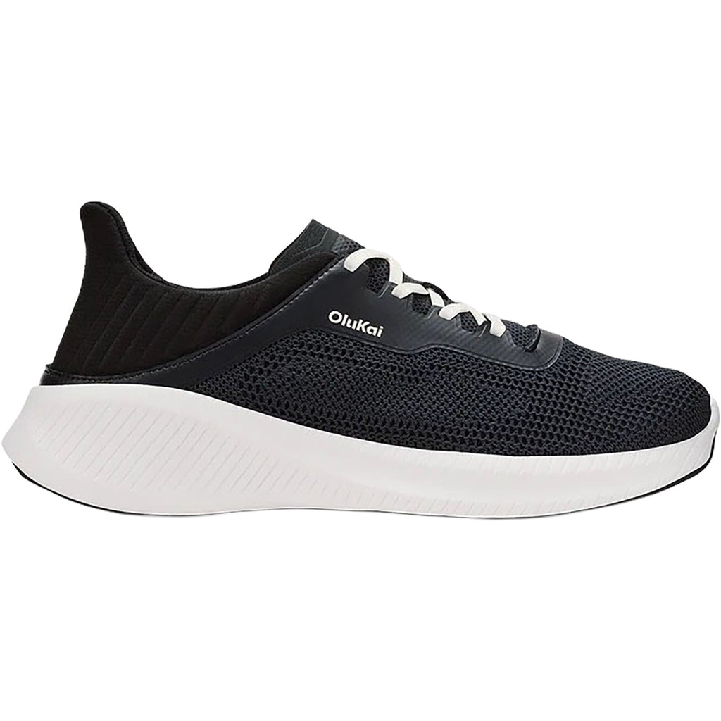 OluKai Island Hopper Men's Lace Up Shoes Lava Rock/Lava Rock Mesh