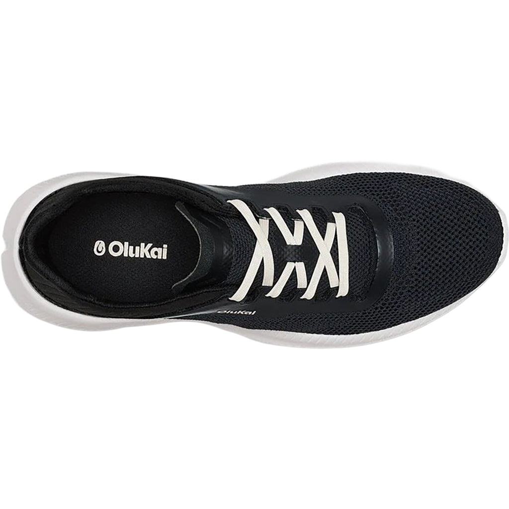 OluKai Island Hopper Men's Lace Up Shoes Lava Rock/Lava Rock Mesh