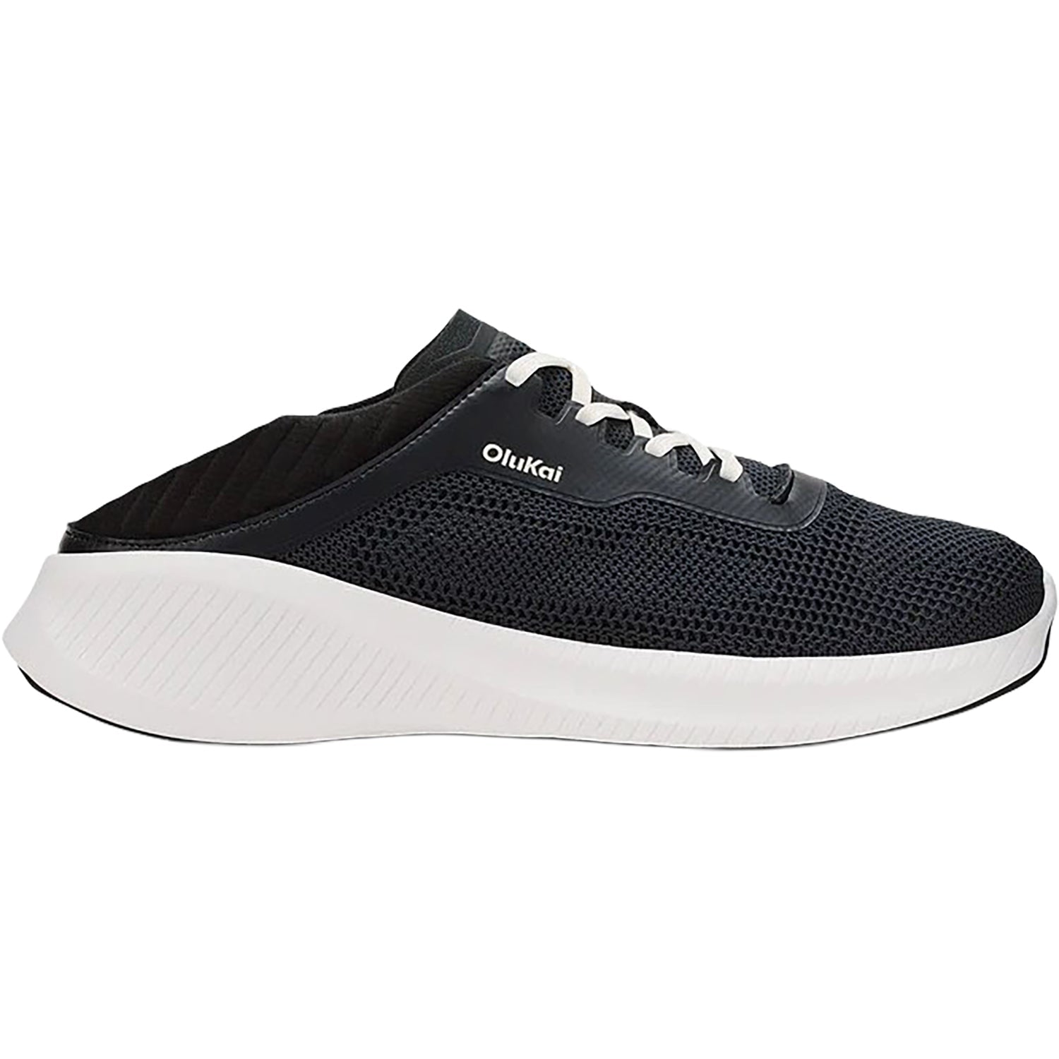 OluKai Island Hopper Men's Lace Up Shoes Lava Rock/Lava Rock Mesh