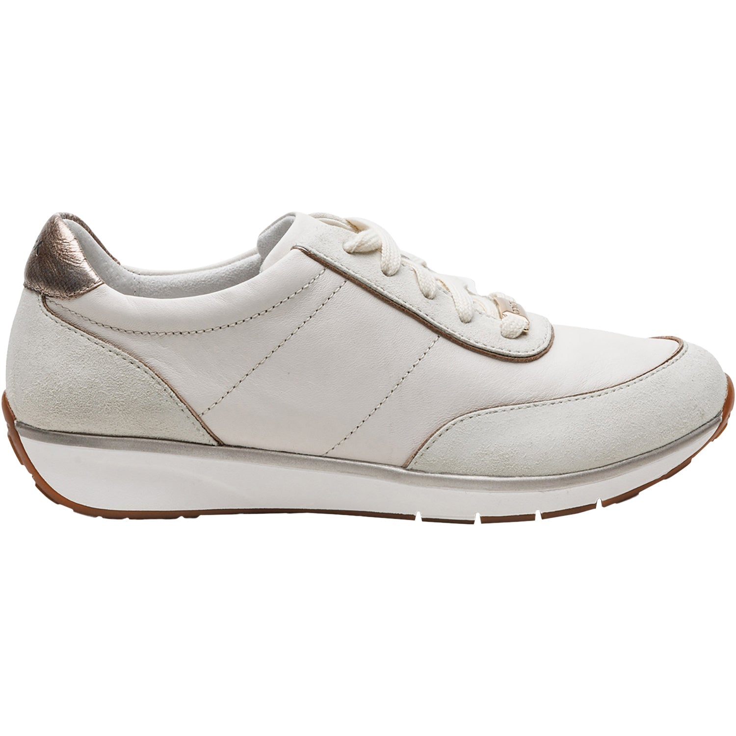 Aetrex Ivy Women's Sporty Lace Up Shoes Chalk