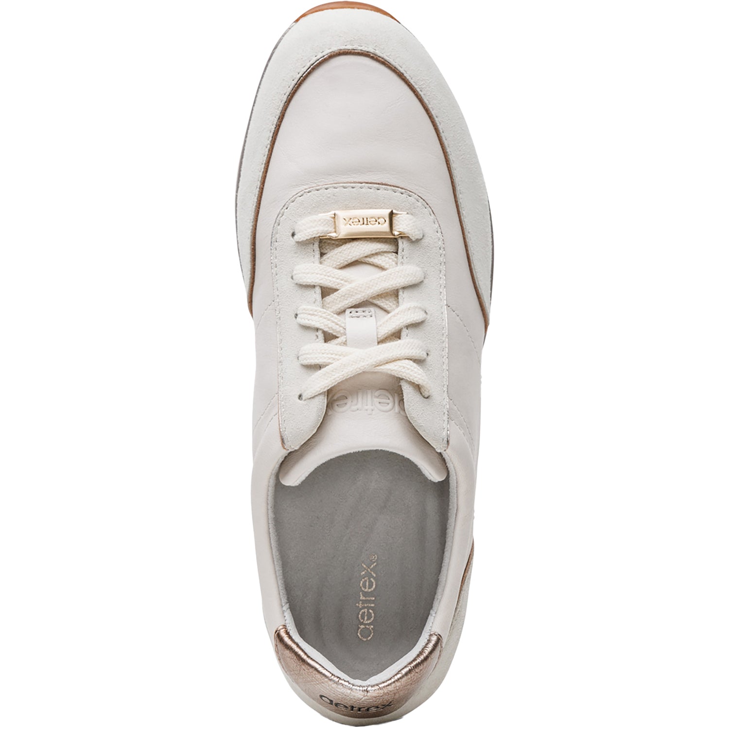 Aetrex Ivy Women's Sporty Lace Up Shoes Chalk