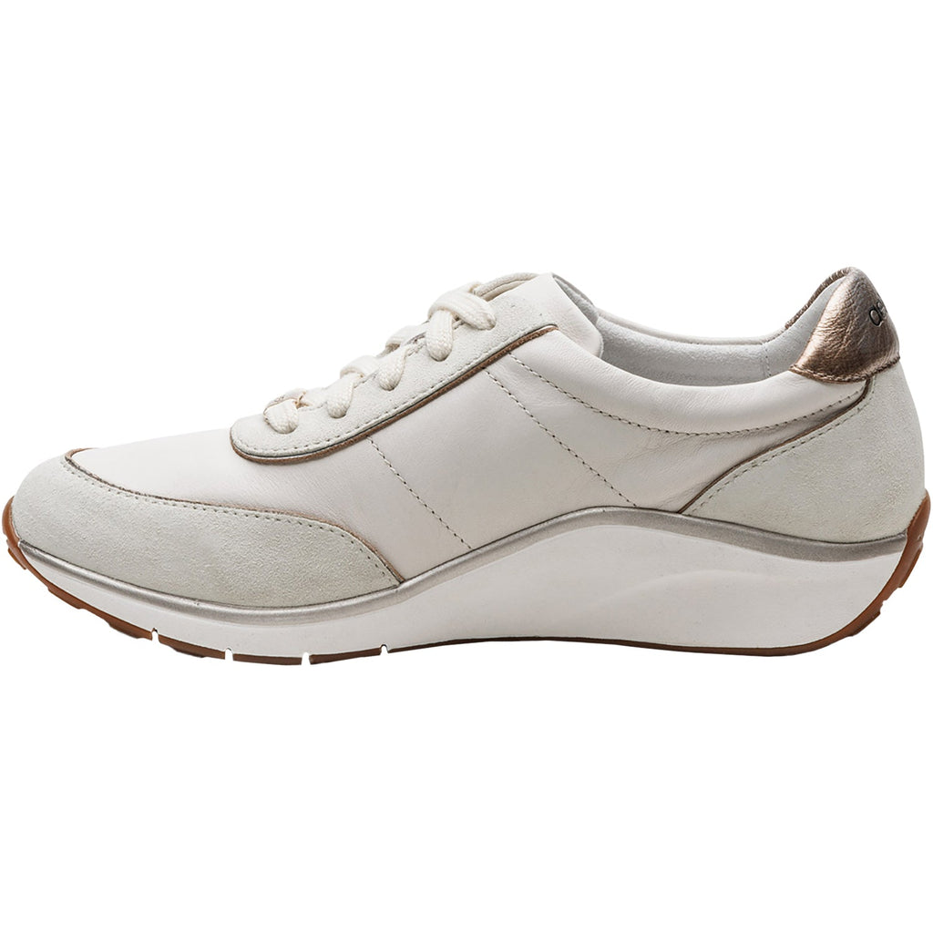 Aetrex Ivy Women's Sporty Lace Up Shoes Chalk