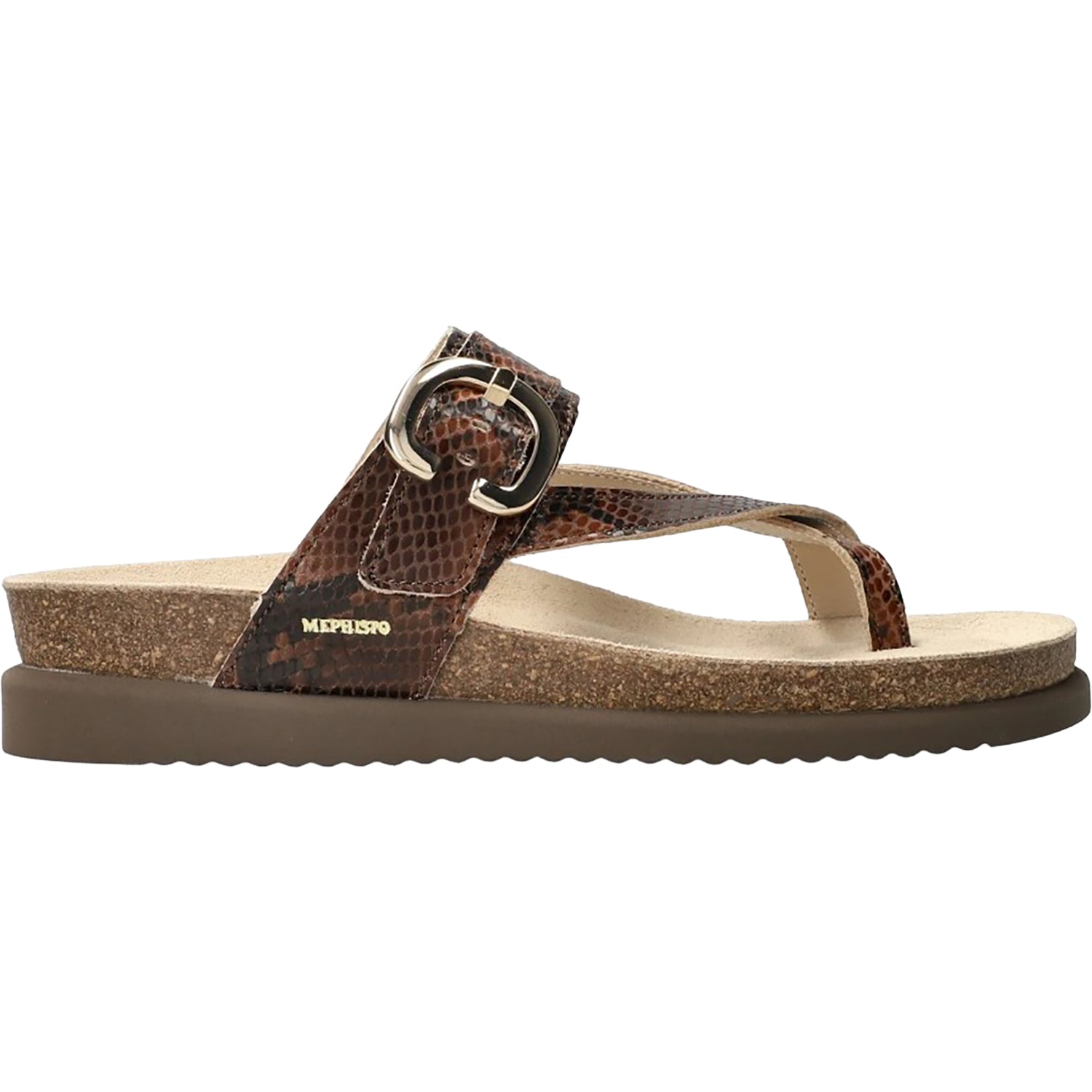 Mephisto Izaora Women's Sandals Thong Sandals Tobacco Boa