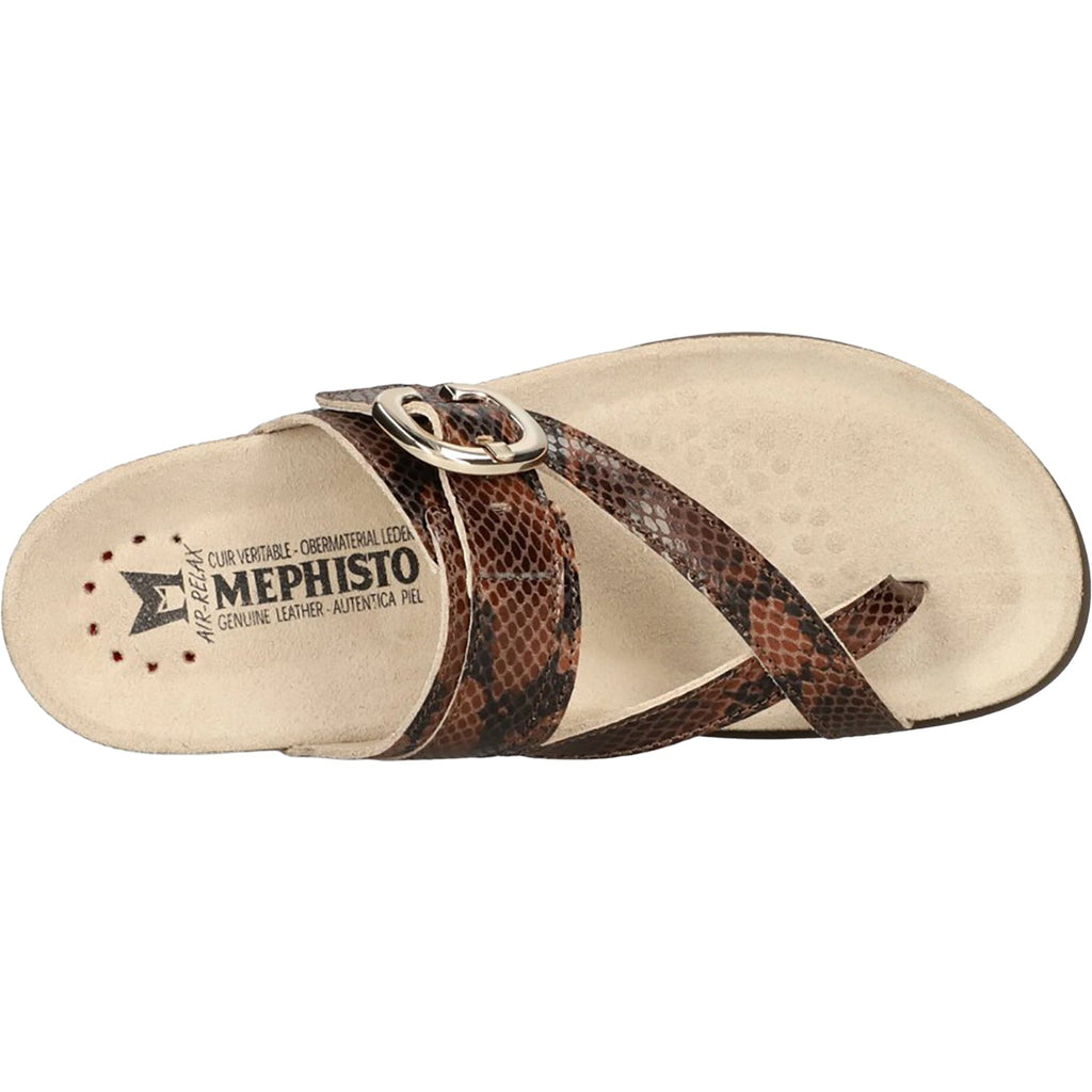 Mephisto Izaora Women's Sandals Thong Sandals Tobacco Boa