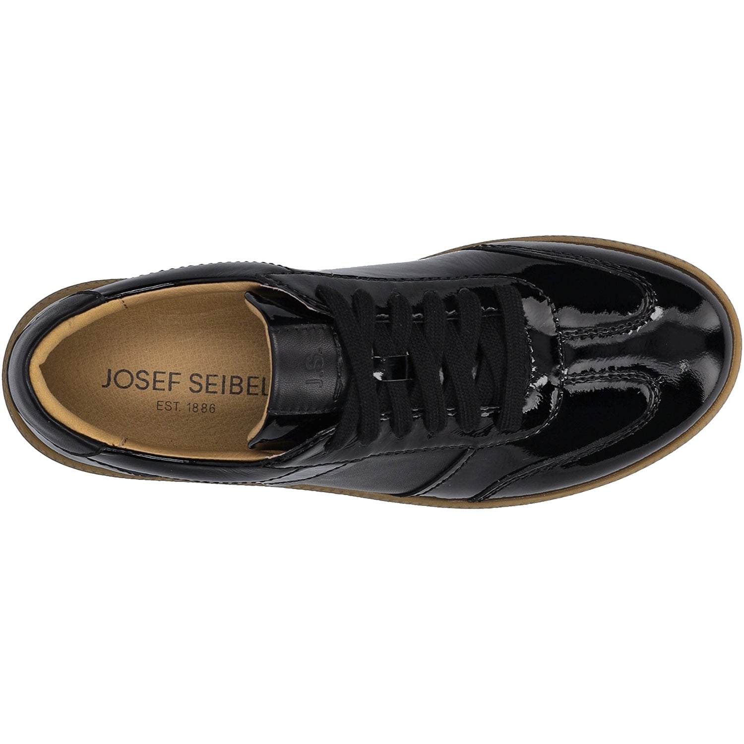 Josef Seibel Joleen 05 Women's Lace Up Shoes Black Patent