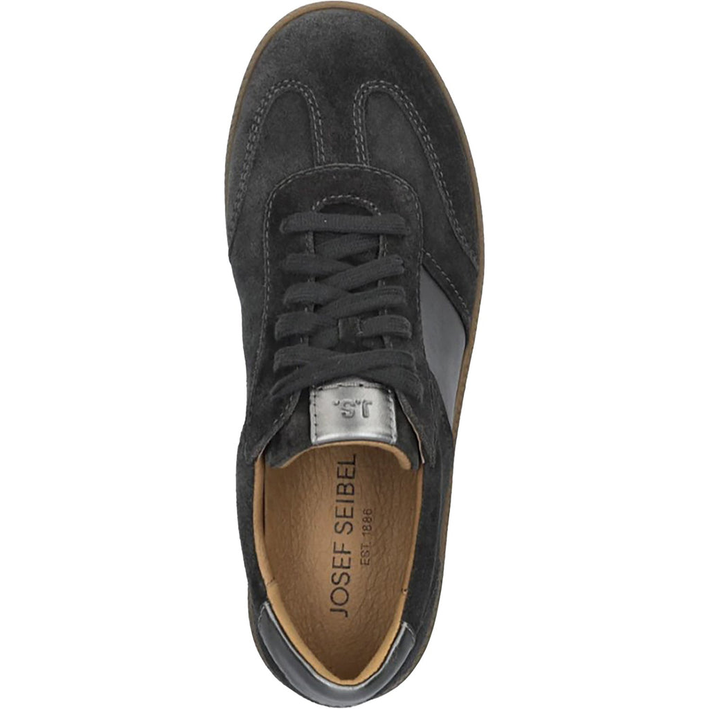 Josef Seibel Joleen 05 Women's Lace Up Shoes Granite Metallic Leather/Suede Combi