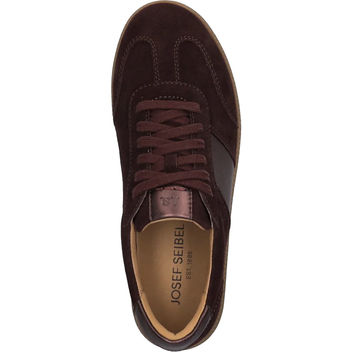 Josef Seibel Joleen 05 Women's Sporty Lace Up Shoes Metallic Leather/Suede Combi