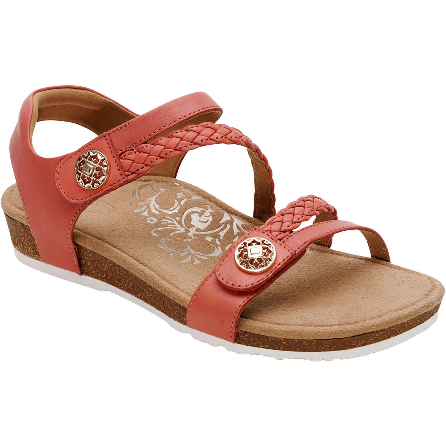 Aetrex Jillian Women's Sandals Antique Rose