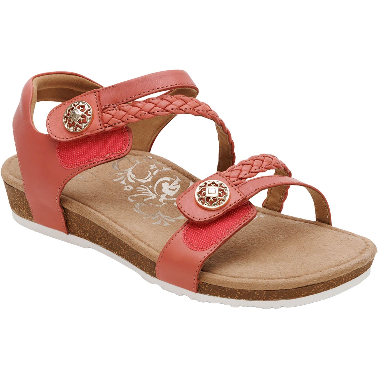 Aetrex Jillian Women's Sandals Antique Rose
