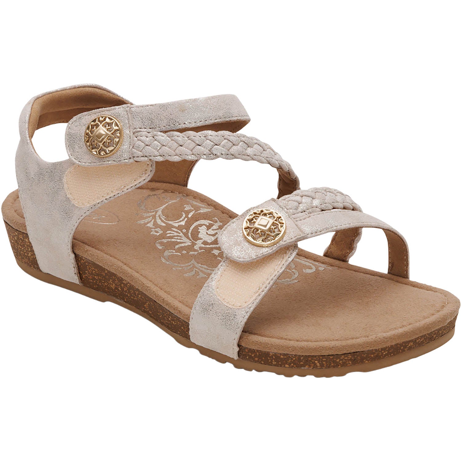 Aetrex Jillian Women's Sandals Champagne