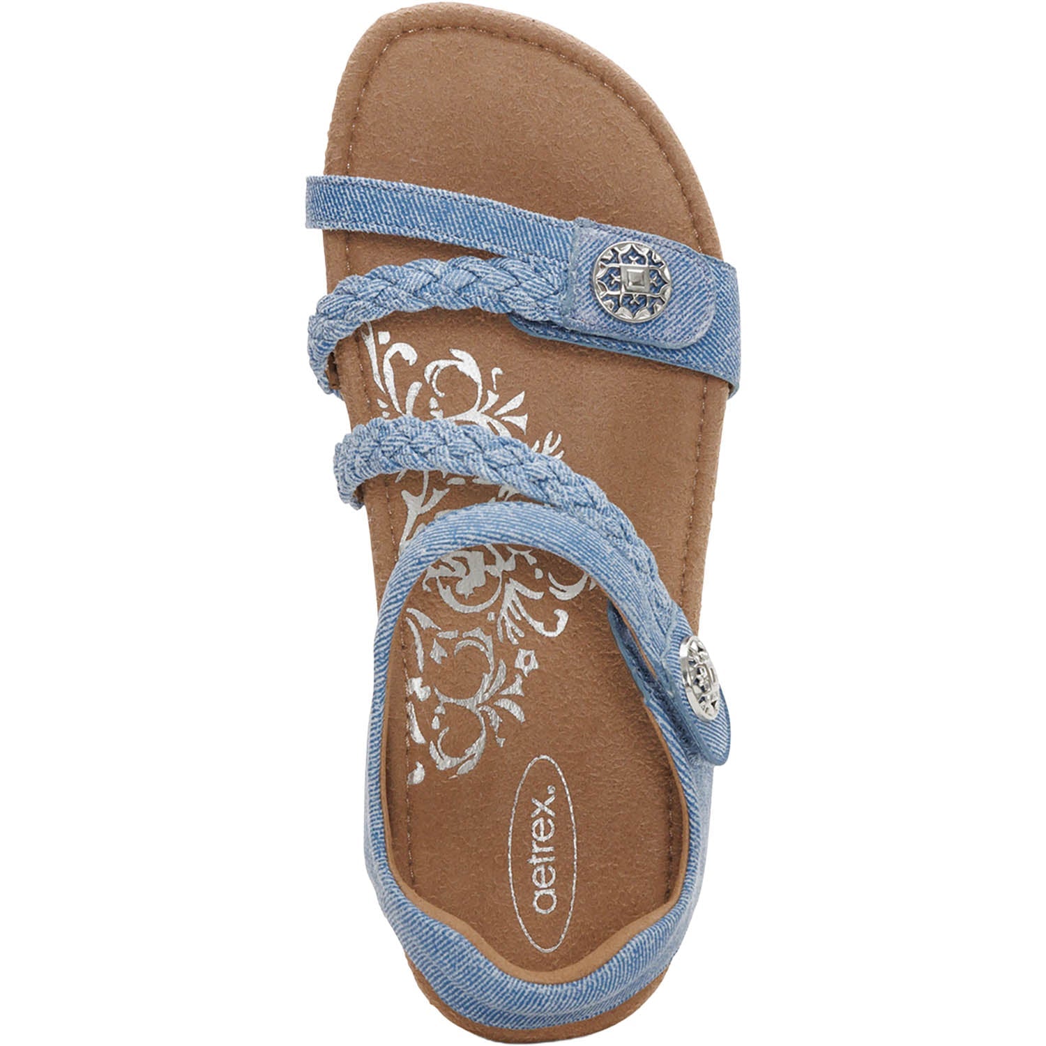 Aetrex Jillian Women's Sandals Denim