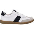 Josef Seibel Joleen 01 Women's Sporty Lace Up Shoes White/Black Suede
