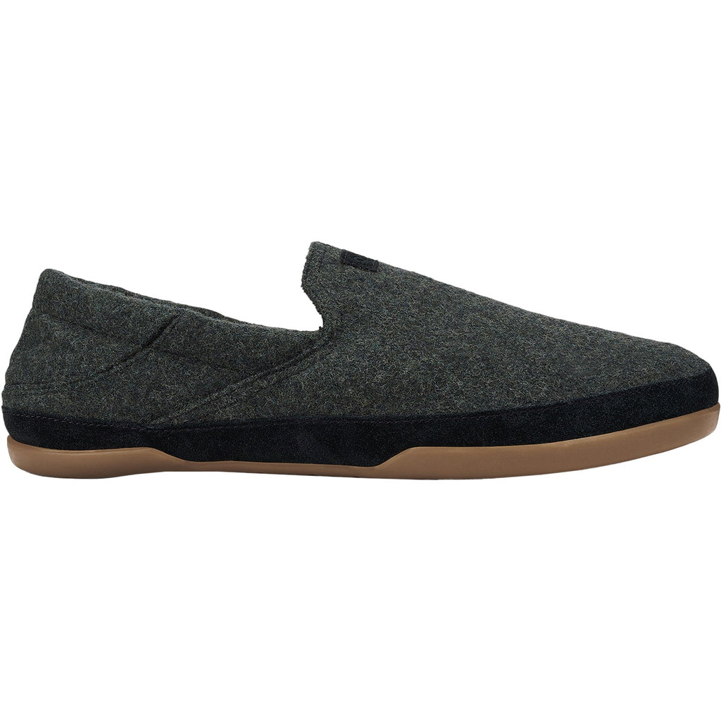 OluKai Kalawa Men's Slippers Closed Back Dark Shadow/Dark Shadow
