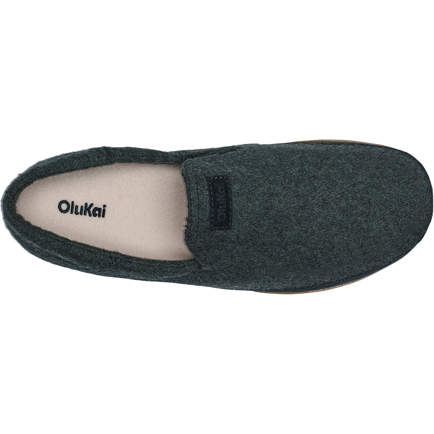 OluKai Kalawa Men's Slippers Closed Back Dark Shadow/Dark Shadow