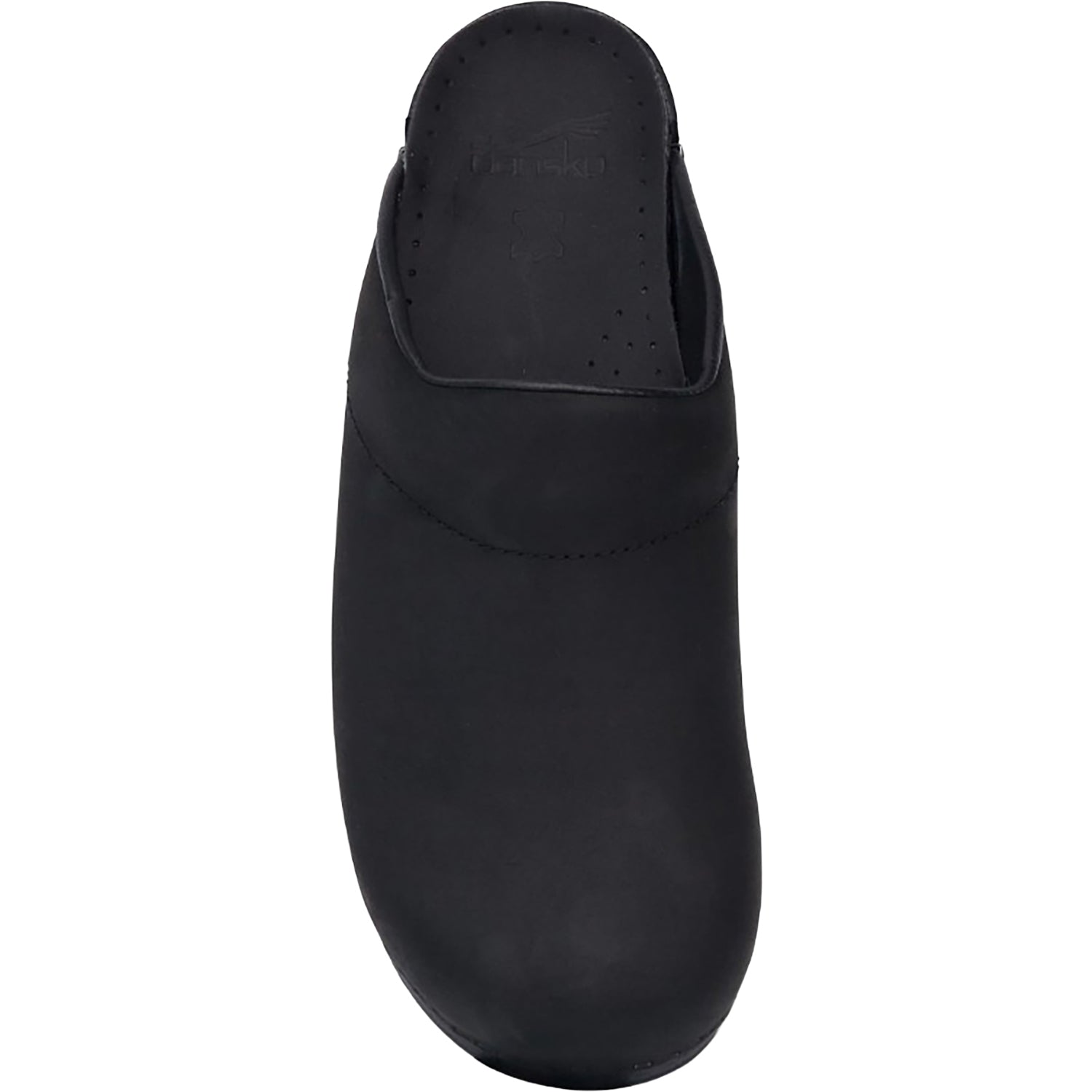 Dansko Karl Men's Open-Back Clogs Black Oiled Leather