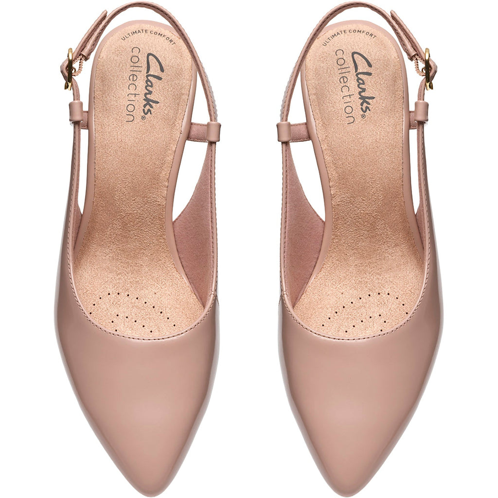 Clarks Kepley Lane Women's Dress Heels Light Pink Leather