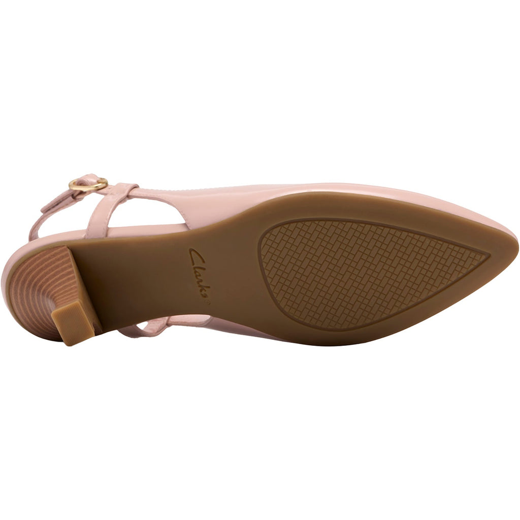 Clarks Kepley Lane Women's Dress Heels Light Pink Leather