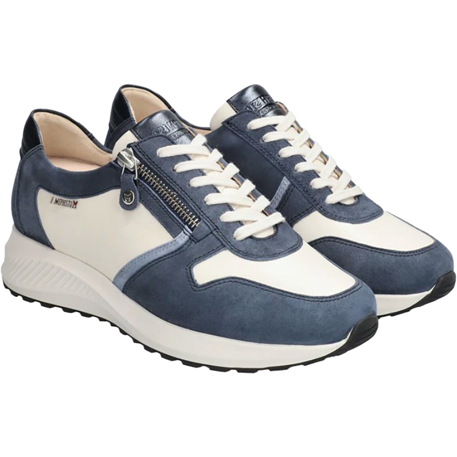 Mephisto Kim Women's Lace Up Shoes Jeans Blue