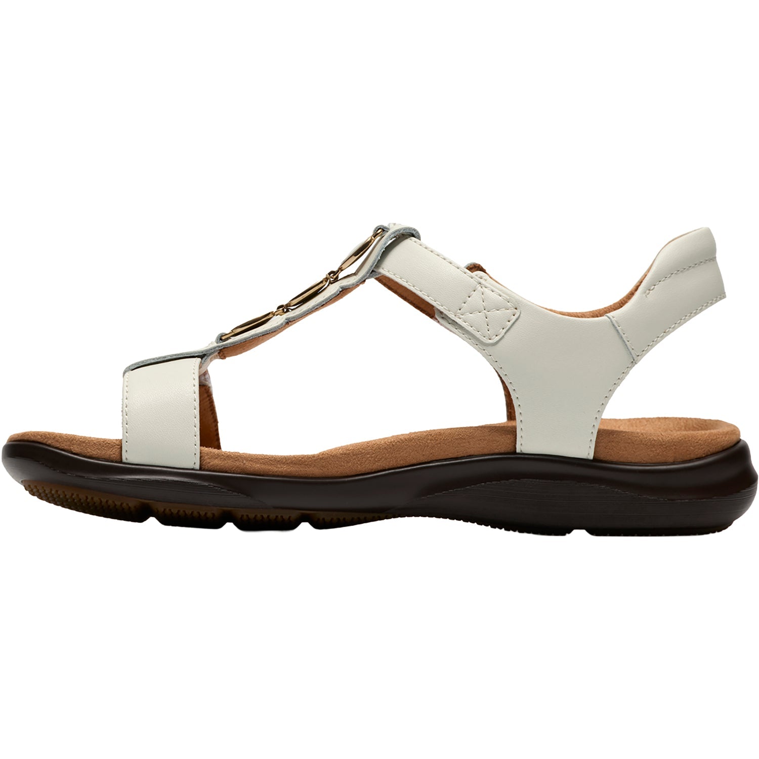 Clarks Kitly Gem Women's Dress Sandals White Patent