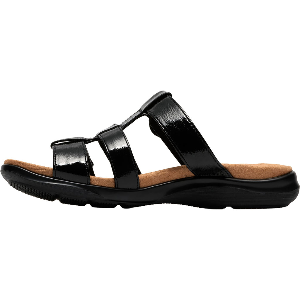 Clarks Kitly Pearl Women's Dress Sandals Black Pat