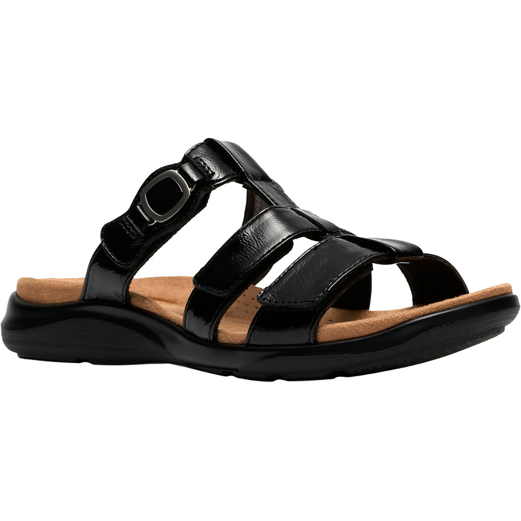 Clarks Kitly Pearl Women's Dress Sandals Black Pat