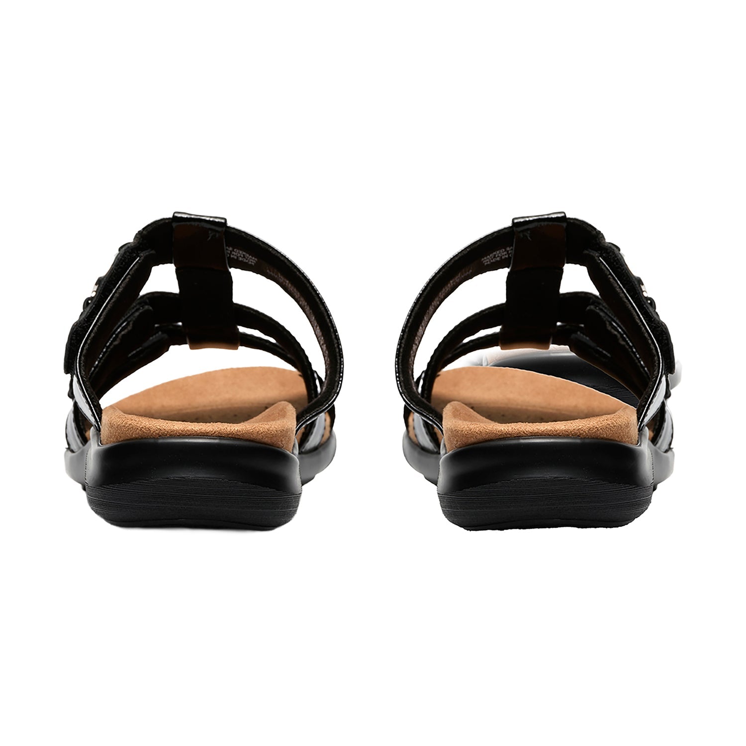 Clarks Kitly Pearl Women's Dress Sandals Black Pat