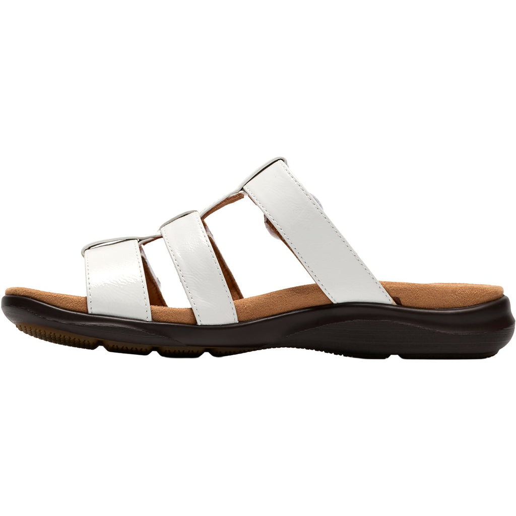 Kitly Pearl Women's Dress Sandals White Patent