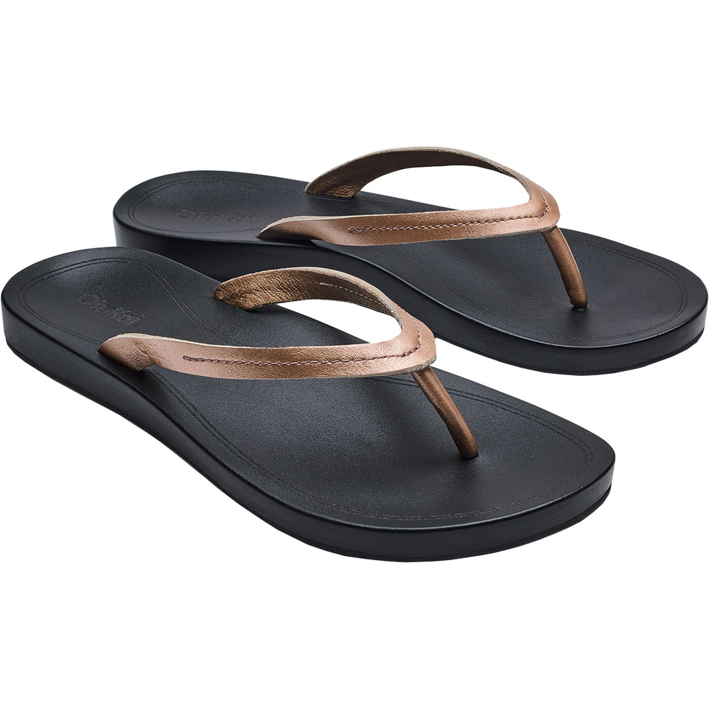 Olukai Lalahi Women's Sandals Thong Sandals Copper/Lava Rock