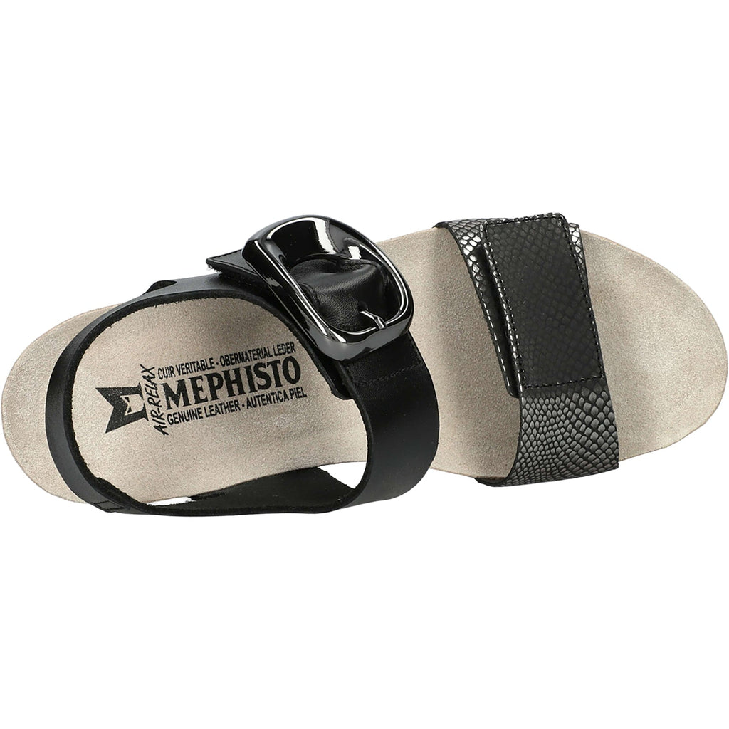 Mephisto Leandre Women's Wedge Sandals Grey Havana