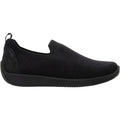 Ara Leena 3 Women's Athletic Shoes & Athleisure Slip Ons Black/Black Metallic Wovenstretch