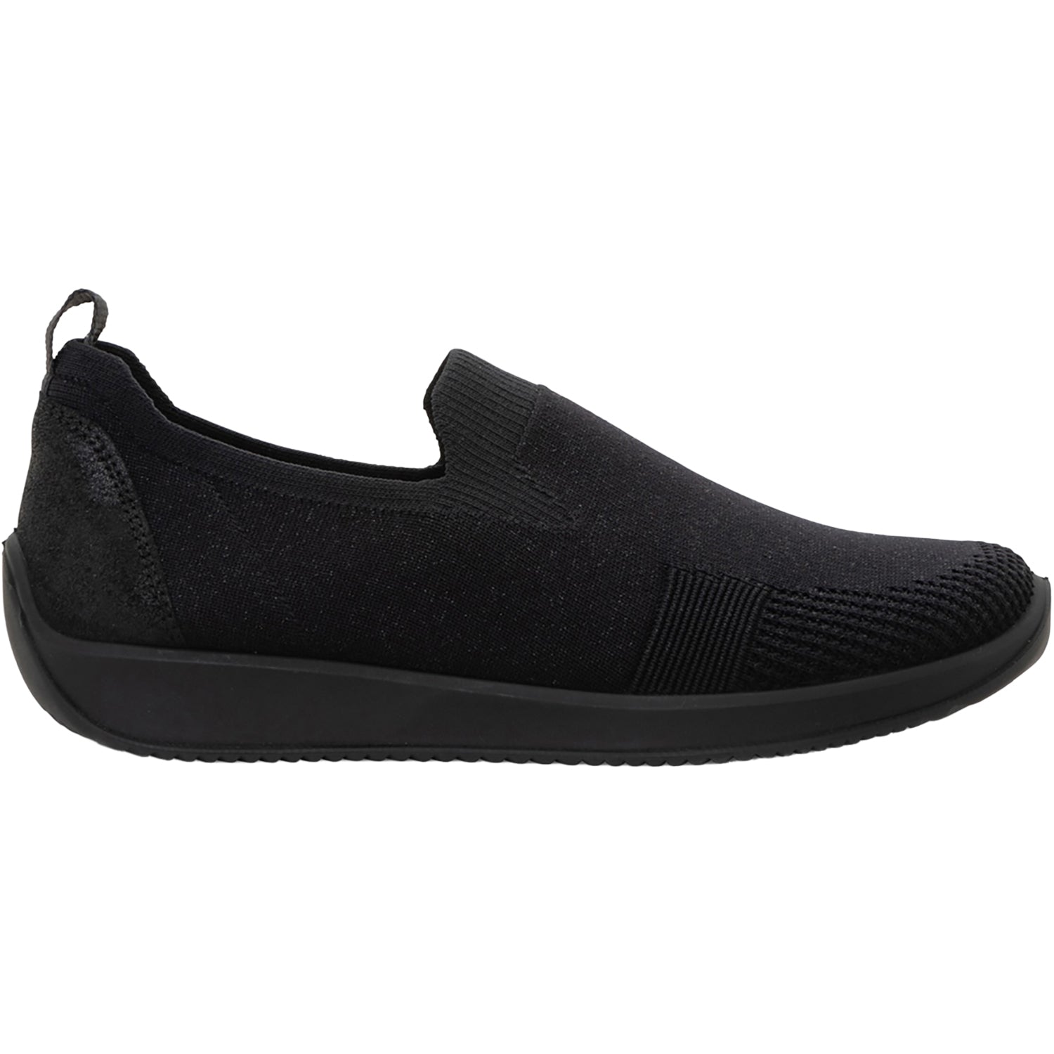 Ara Leena 3 Women's Athletic Shoes & Athleisure Slip Ons Black/Black Metallic Wovenstretch