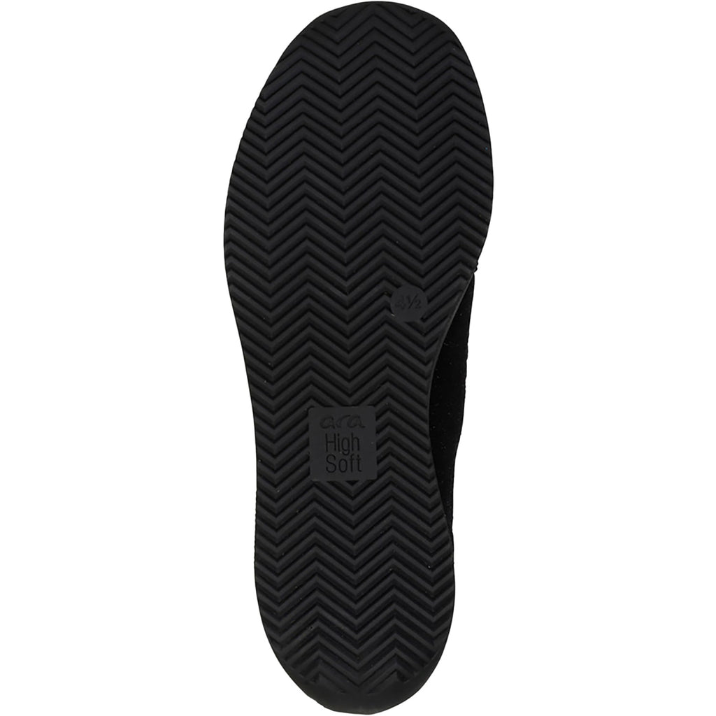 Ara Leena 3 Women's Athletic Shoes & Athleisure Slip Ons Black/Black Metallic Wovenstretch