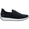 Ara Leena 3 Women's Athletic Athleisure Shoes Slip Ons Navy/White Wovenstretch
