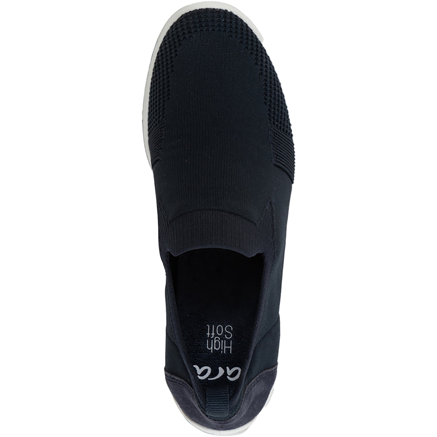 Ara Leena 3 Women's Athletic Athleisure Shoes Slip Ons Navy/White Wovenstretch