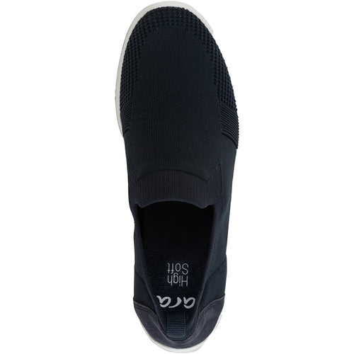 Ara Leena 3 Women's Athletic Athleisure Shoes Slip Ons Navy/White Wovenstretch