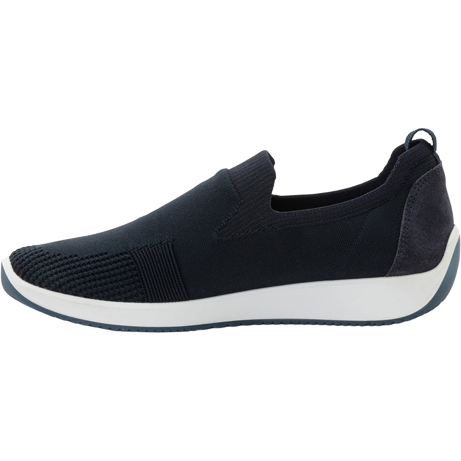 Ara Leena 3 Women's Athletic Athleisure Shoes Slip Ons Navy/White Wovenstretch