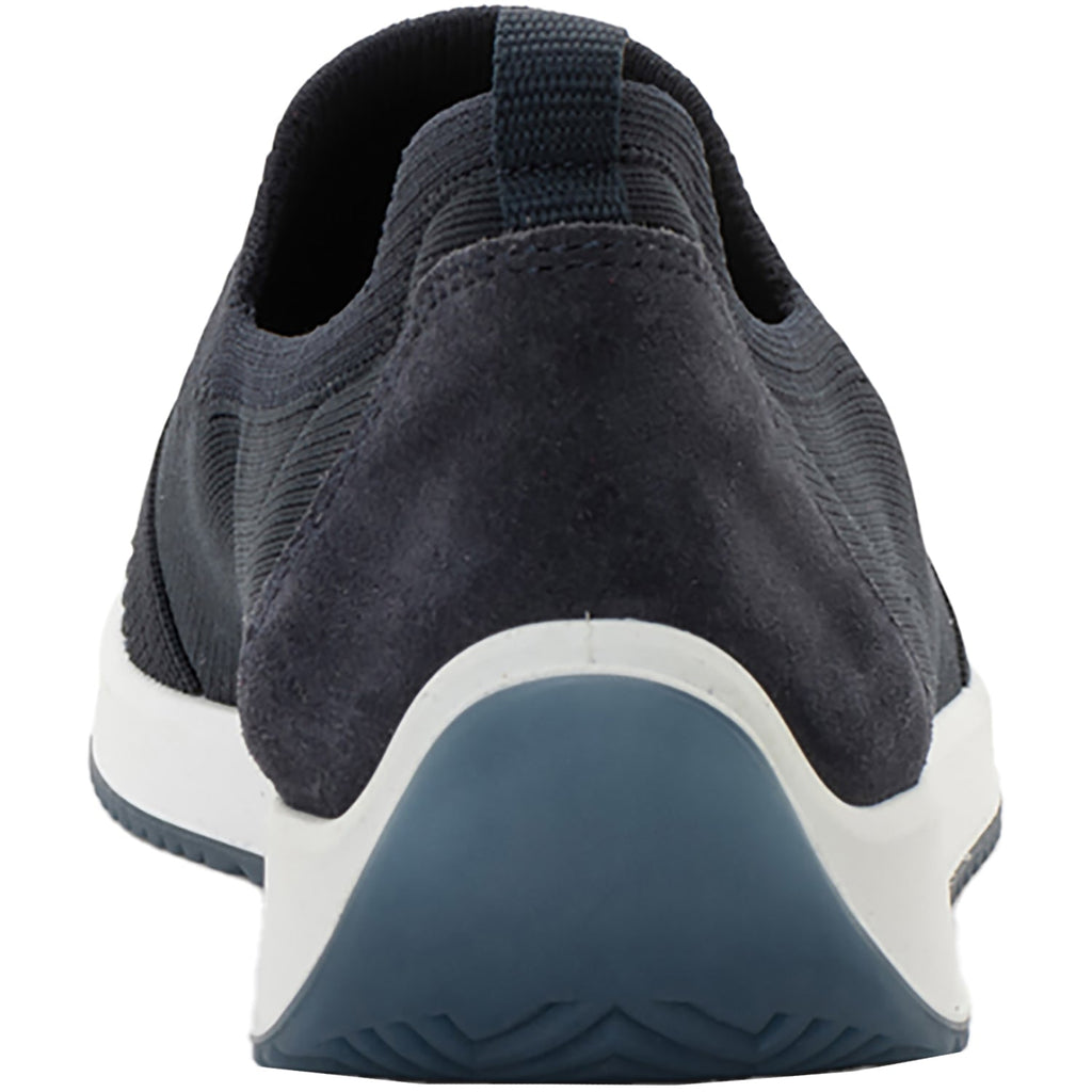Ara Leena 3 Women's Athletic Athleisure Shoes Slip Ons Navy/White Wovenstretch