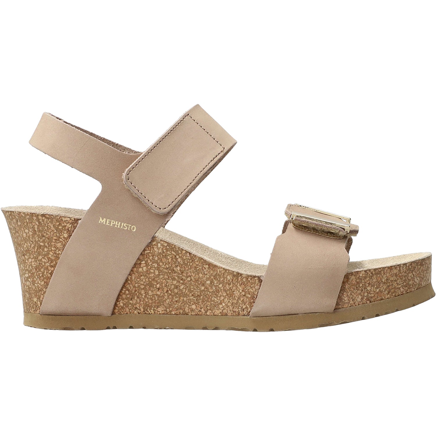 Mephisto Leonore Women's Wedge Sandals Light Taupe