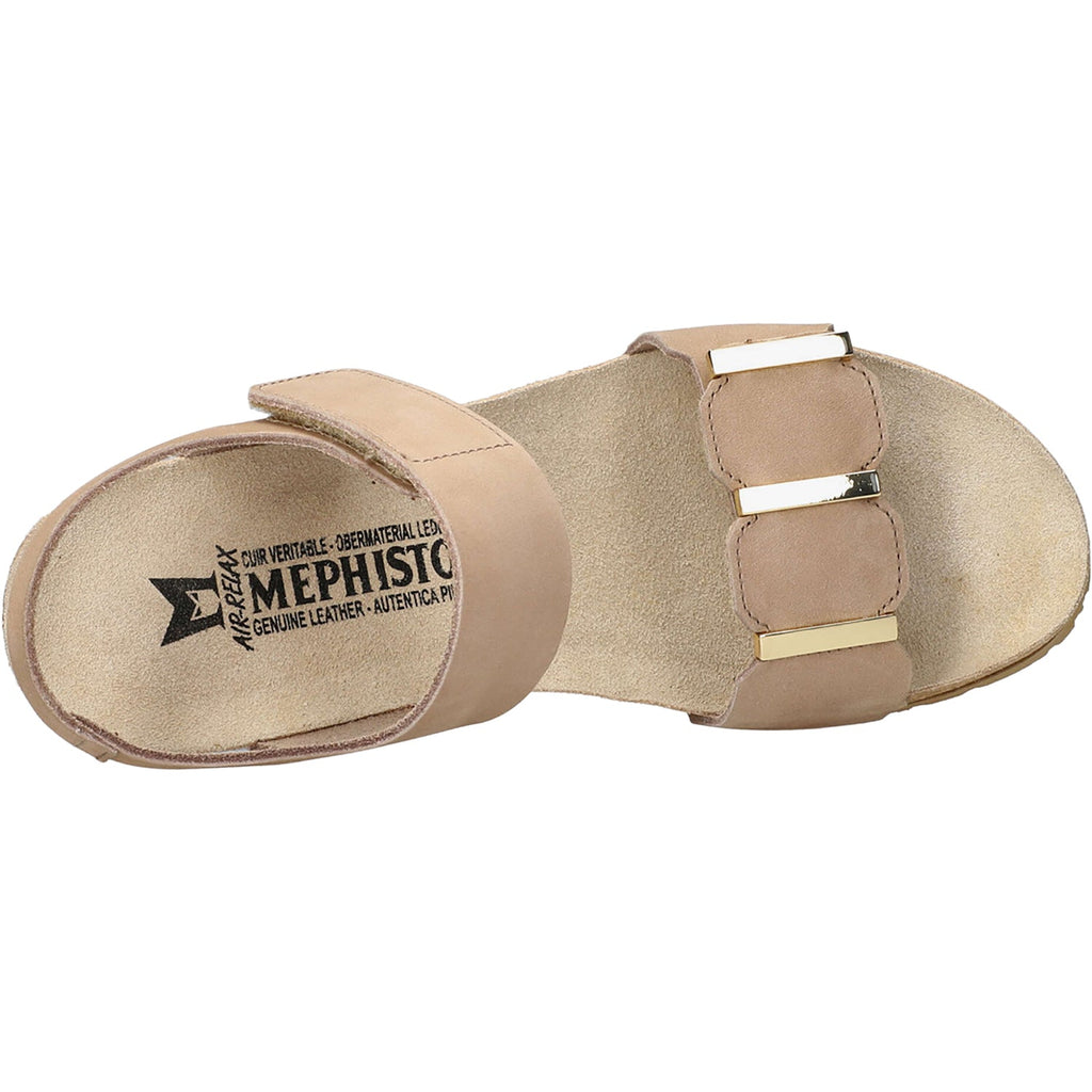 Mephisto Leonore Women's Wedge Sandals Light Taupe