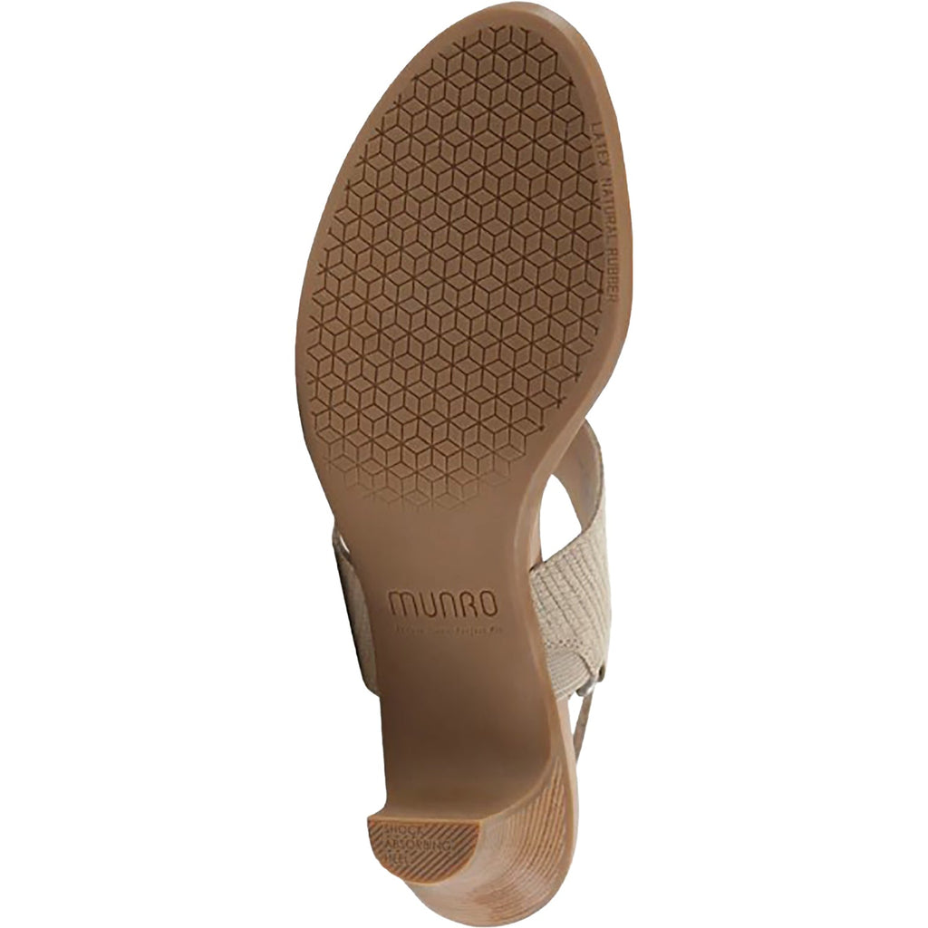 Munro Livia Women's Dress Sandals White/Tan Combo