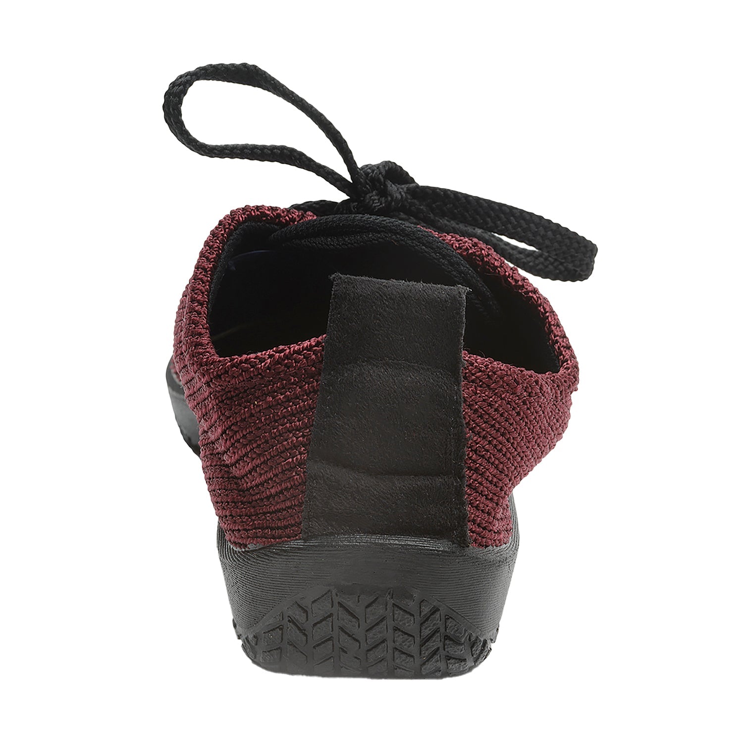Arcopedico LS Knit Fabric Women's Athleisure Lace Up Shoes Bordeaux