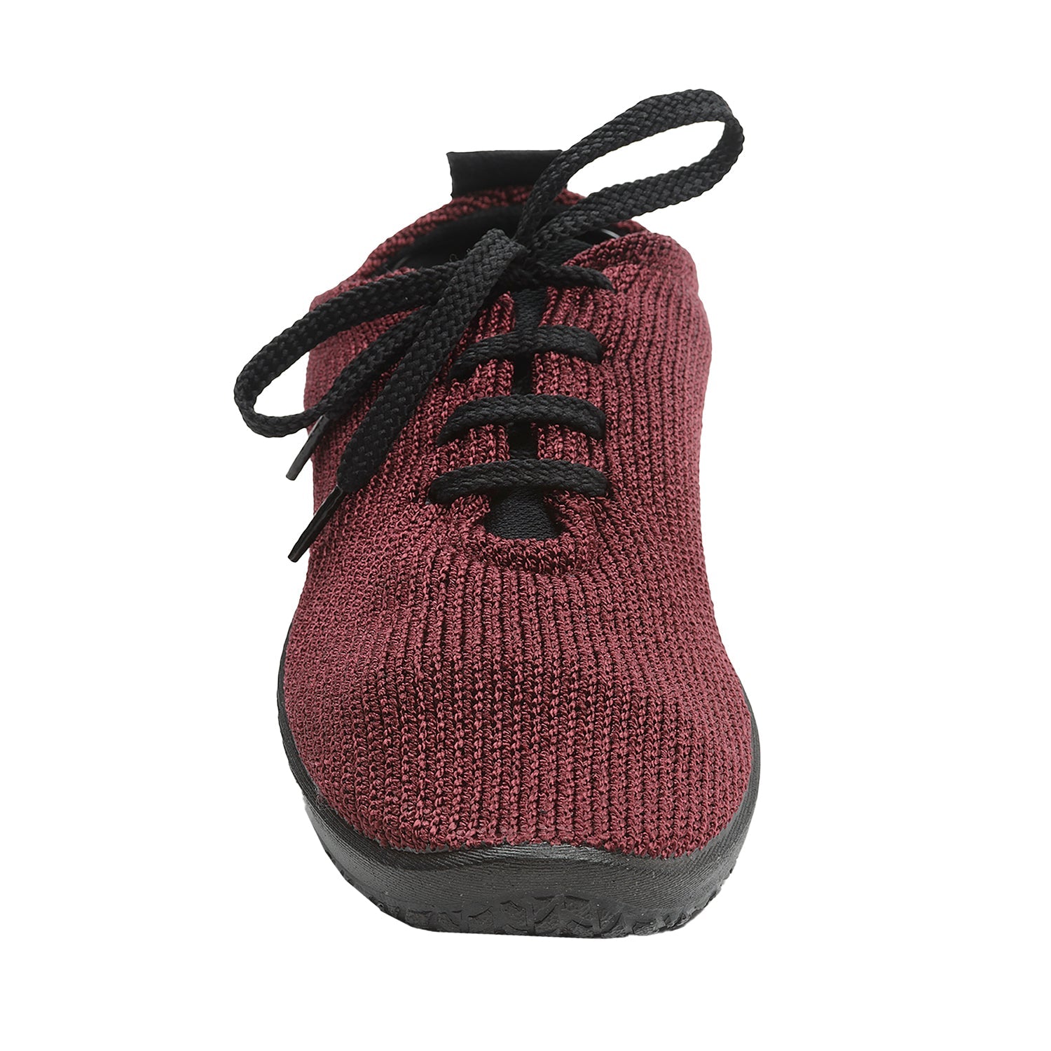 Arcopedico LS Knit Fabric Women's Athleisure Lace Up Shoes Bordeaux